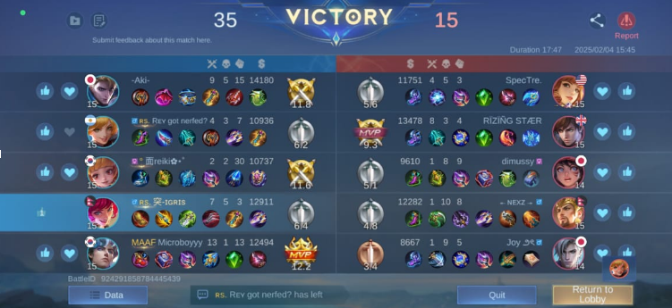 Screenshot Example